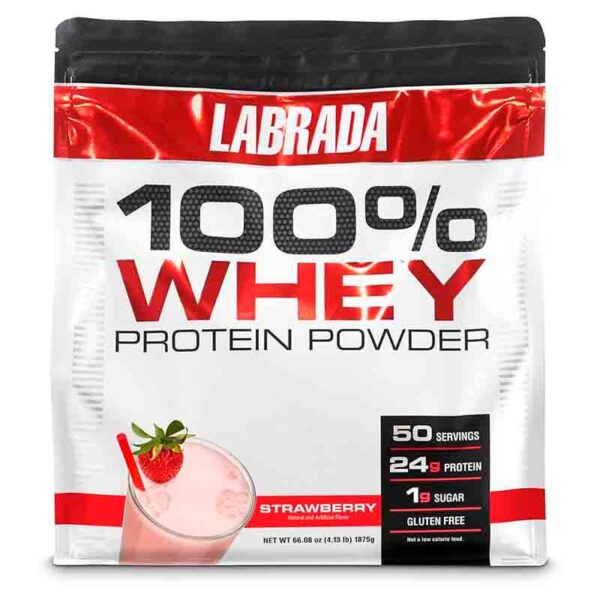 PROTEINA DE SUERO LABRADA 100% WHEY PROTEIN 4 LB