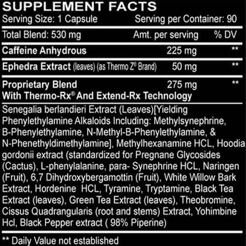 INNOVATIVE LAB DIABLO ECA 50 MG/90 CAPS - Image 2