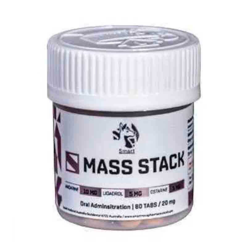 SMART NOVA PHARMACEUTICAL MASS STACK (ANDARINE-LIGANDROL-OSTARINE) 20 MG/80 TABS