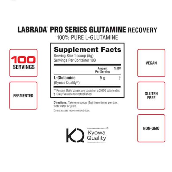 LABRADA PRO SERIES GLUTAMINE 60 SERV - Image 2