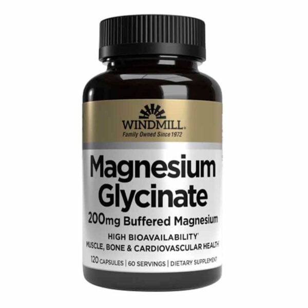 VITAMINAS WINDMILL MAGNESIUM GLYCINATE 200 MG/120 CAPS