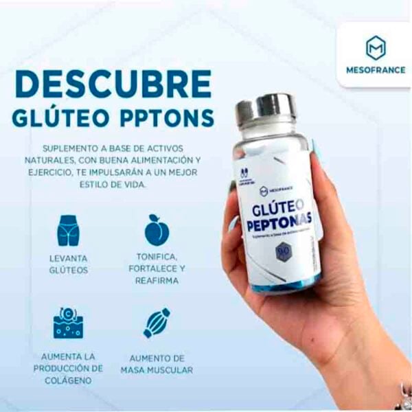 MESOFRANCE GLUTEO PEPTONAS ORALES 90 CAPS - Image 2