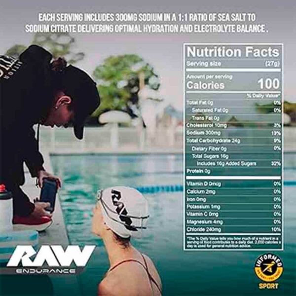 RAW NUTRITION FUEL HIDRATACION Y RESISTENCIA 60 SERV - Image 2
