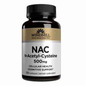 WINDMILL NAC (N ACETYL CYSTEINE ) 500 MG/100 CAPS