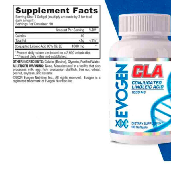 EVOGEN NUTRITION CLA 90 CAPS - Image 2