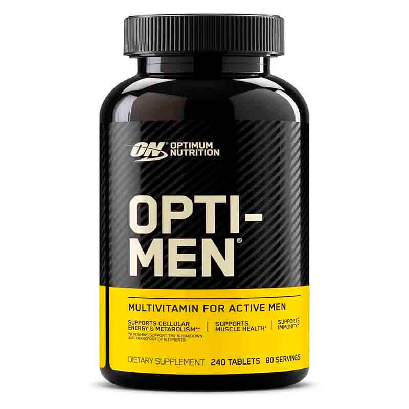 OPTIMUM NUTRITION OPTI-MEN 240 TABS MULTIVITAMINICO PARA HOMBRES