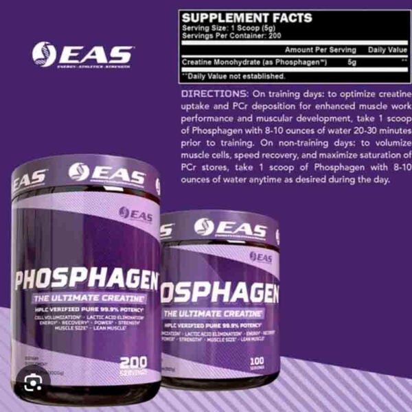 EAS PHOSPHAGEN (CREATINA MONOHIDRATADA) 1 KG - Image 2