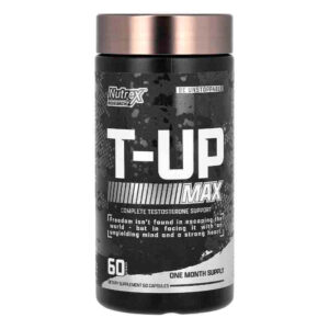 NUTREX T-UP MAX 60 CAPS POTENCIADOR NATURAL DE TESTOSTERONA