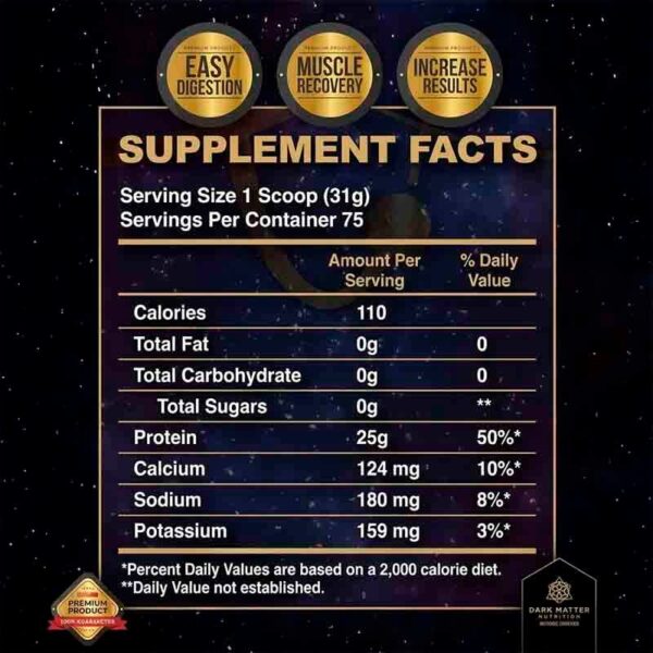 DARK MATTER BIG BANG ISO PROTEIN 5.2 LB - Image 2